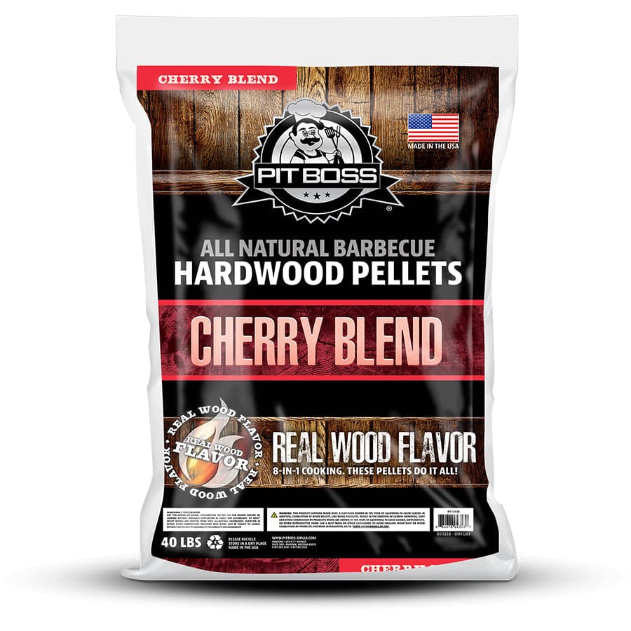 Pit Boss Granules de bois dur mélange cerise – 40 lb – Granules de bois dur