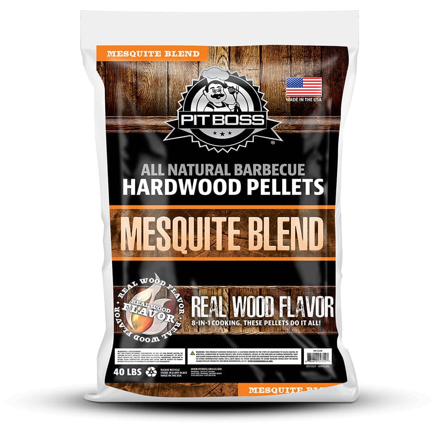 Pit Boss Granules de bois de mesquite – 40 lb – Granules de bois dur