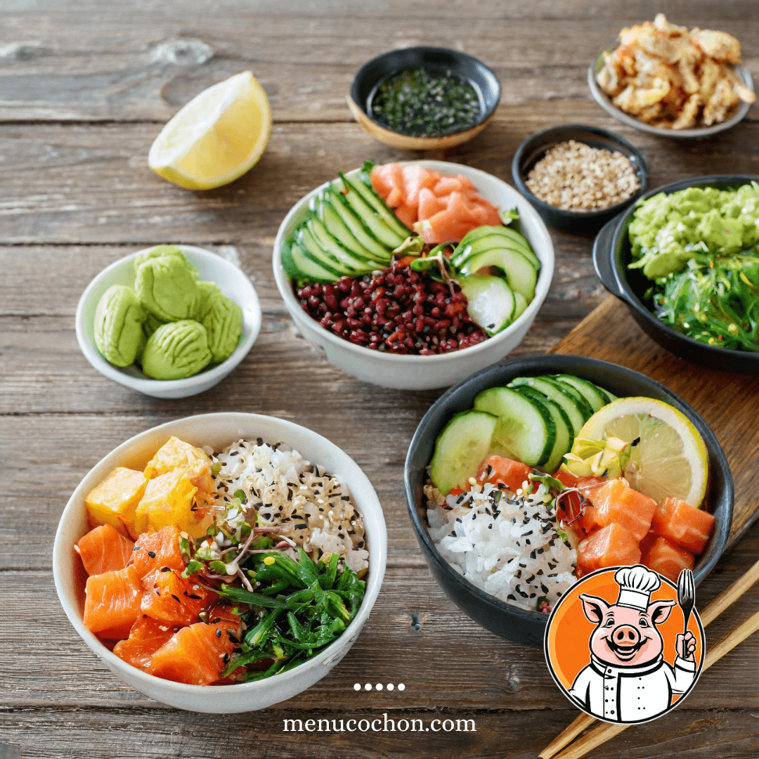 Poke Bowls Savoureux et Colorés – Découvrez 10 idées de Recettes Uniques