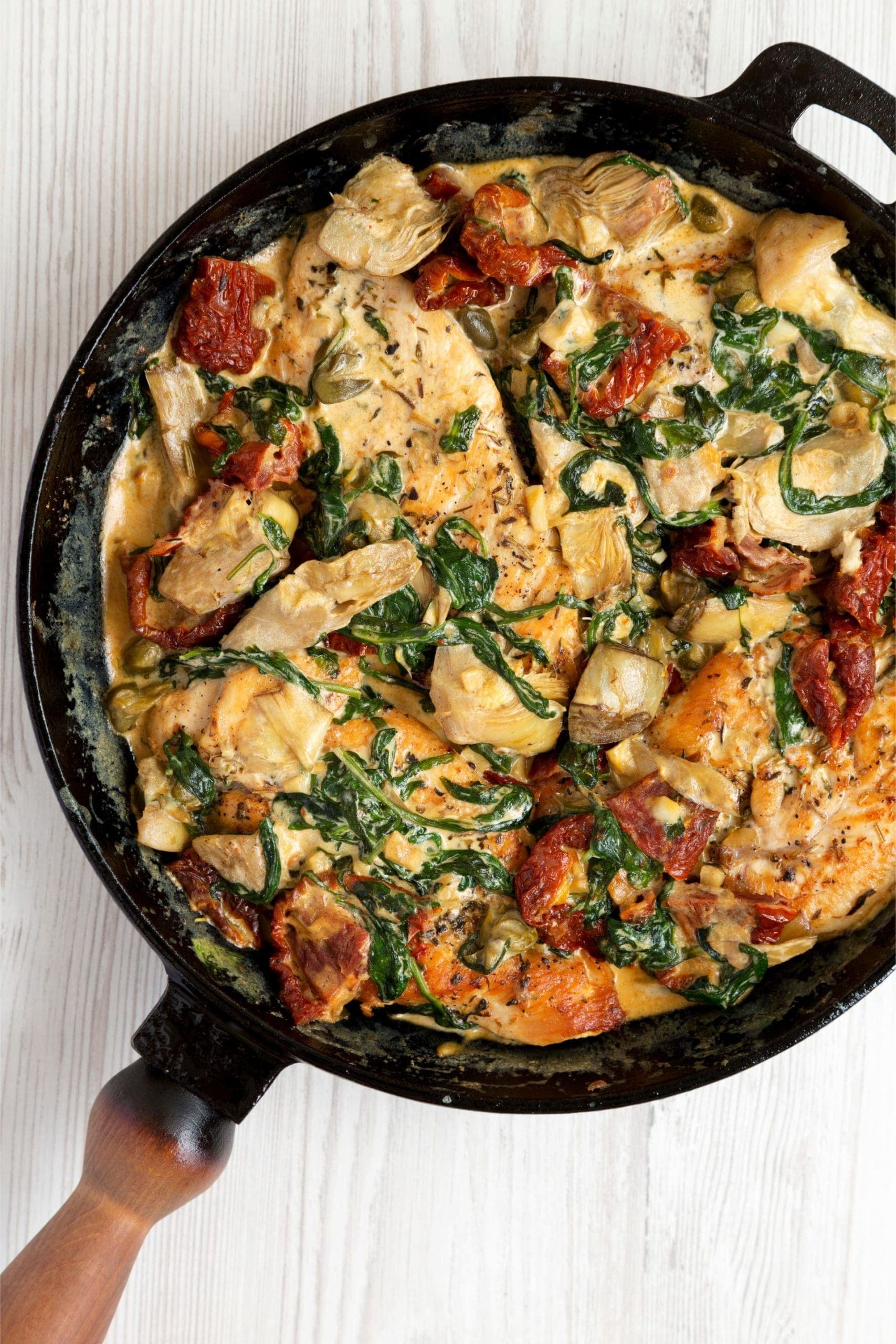 Creamy Chicken and Chorizo with Basil and Lemon