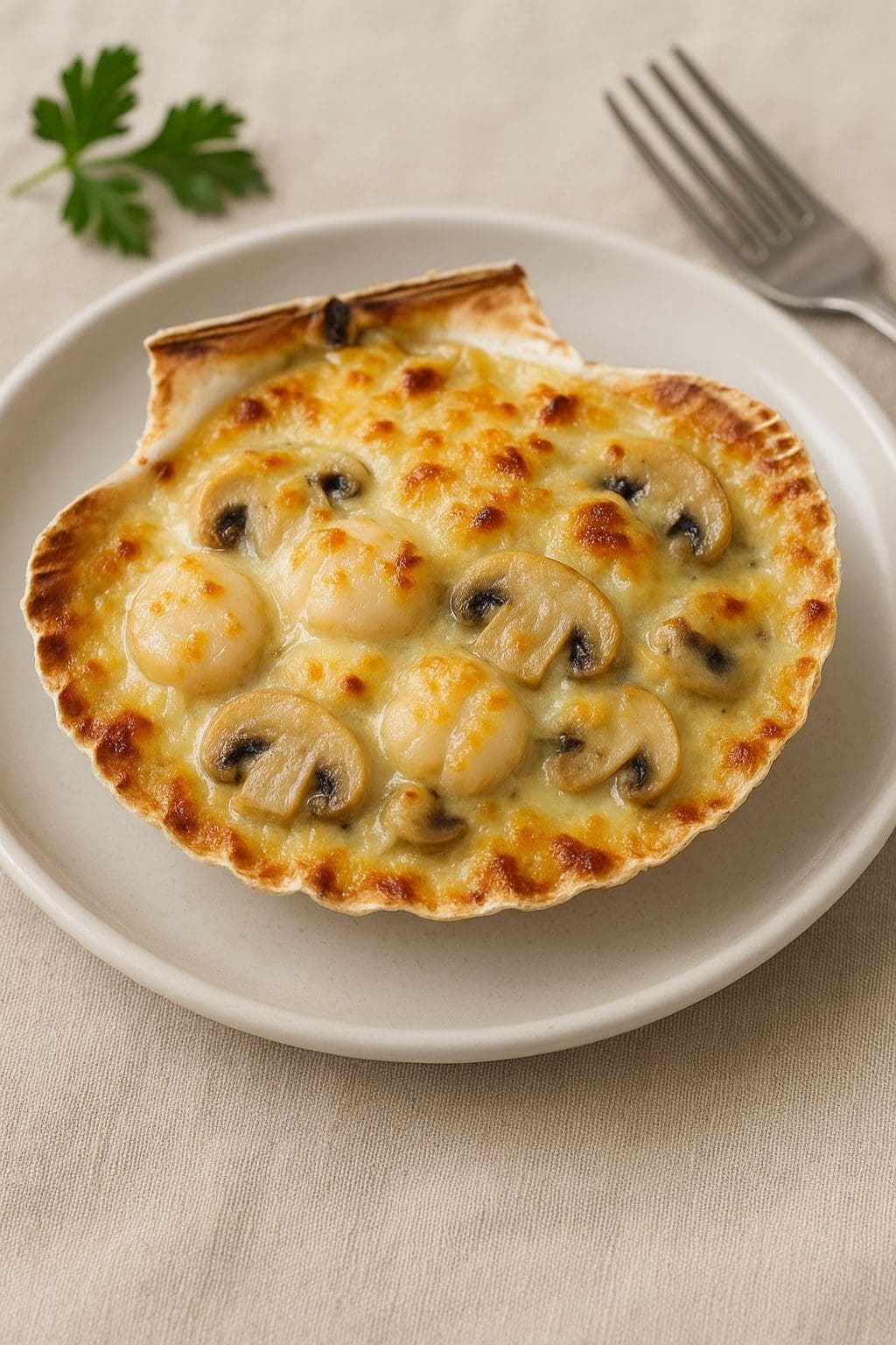 Homemade Oven-baked Scallops