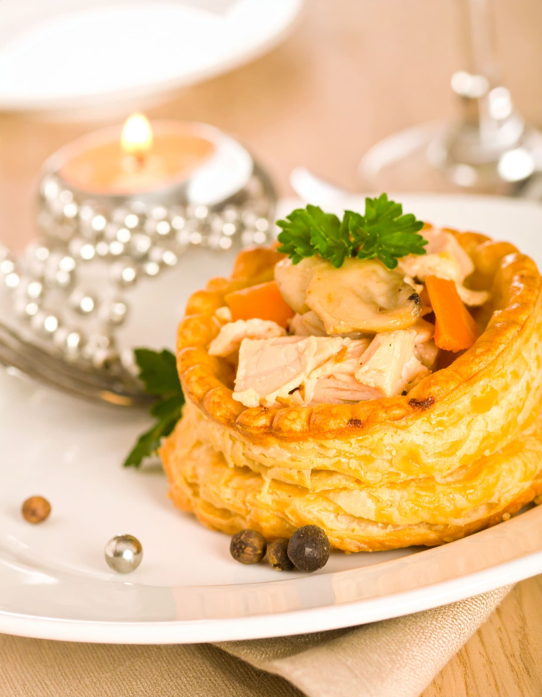 Chicken in Vol-au-Vent Pastry