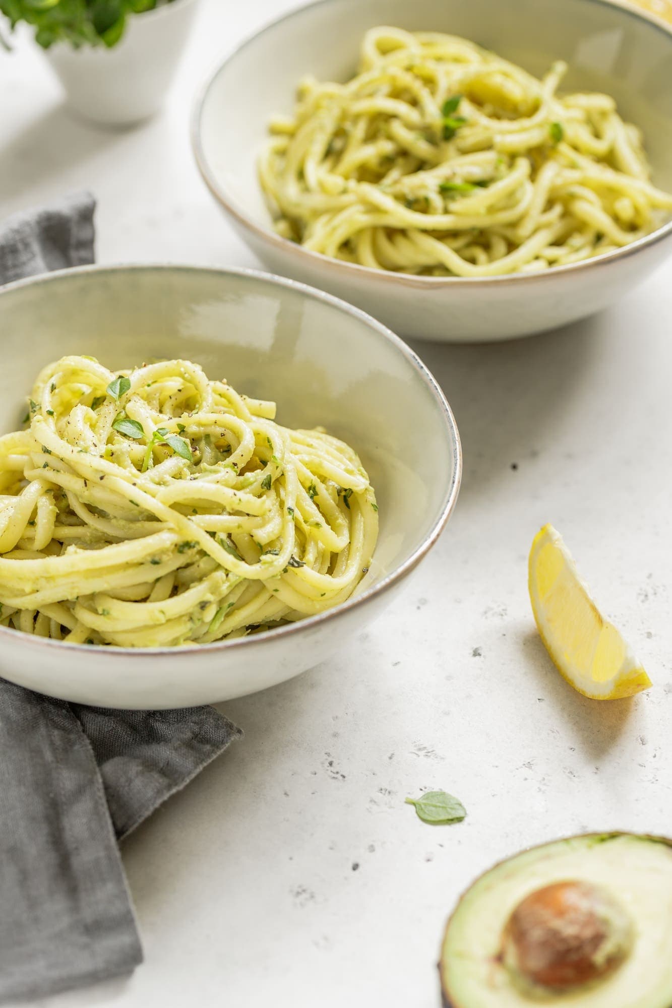 Pasta with Creamy Avocado Sauce