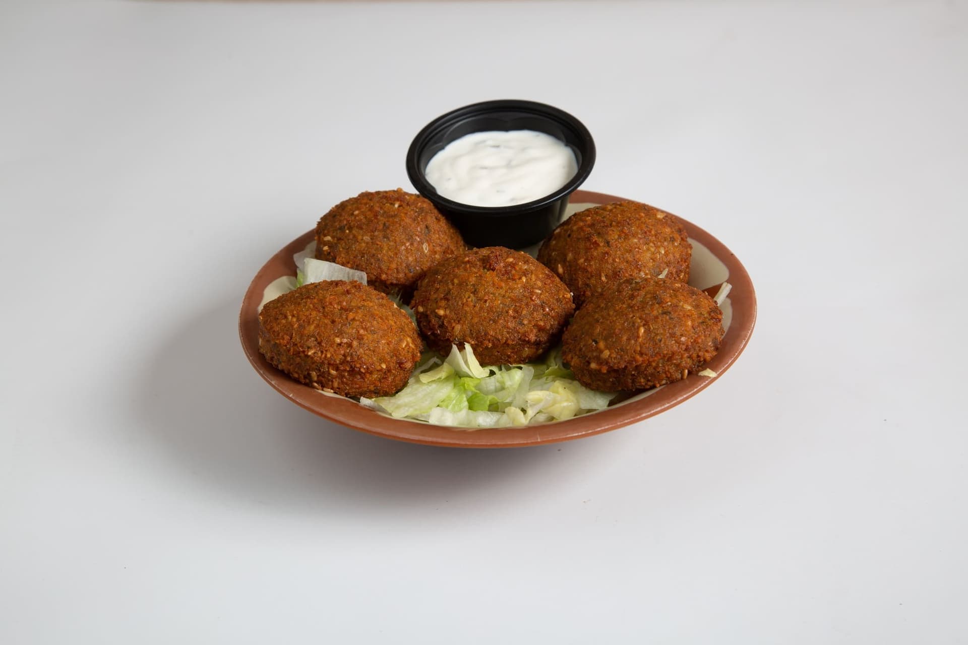 Oven-baked Falafels and Tahini Sauce