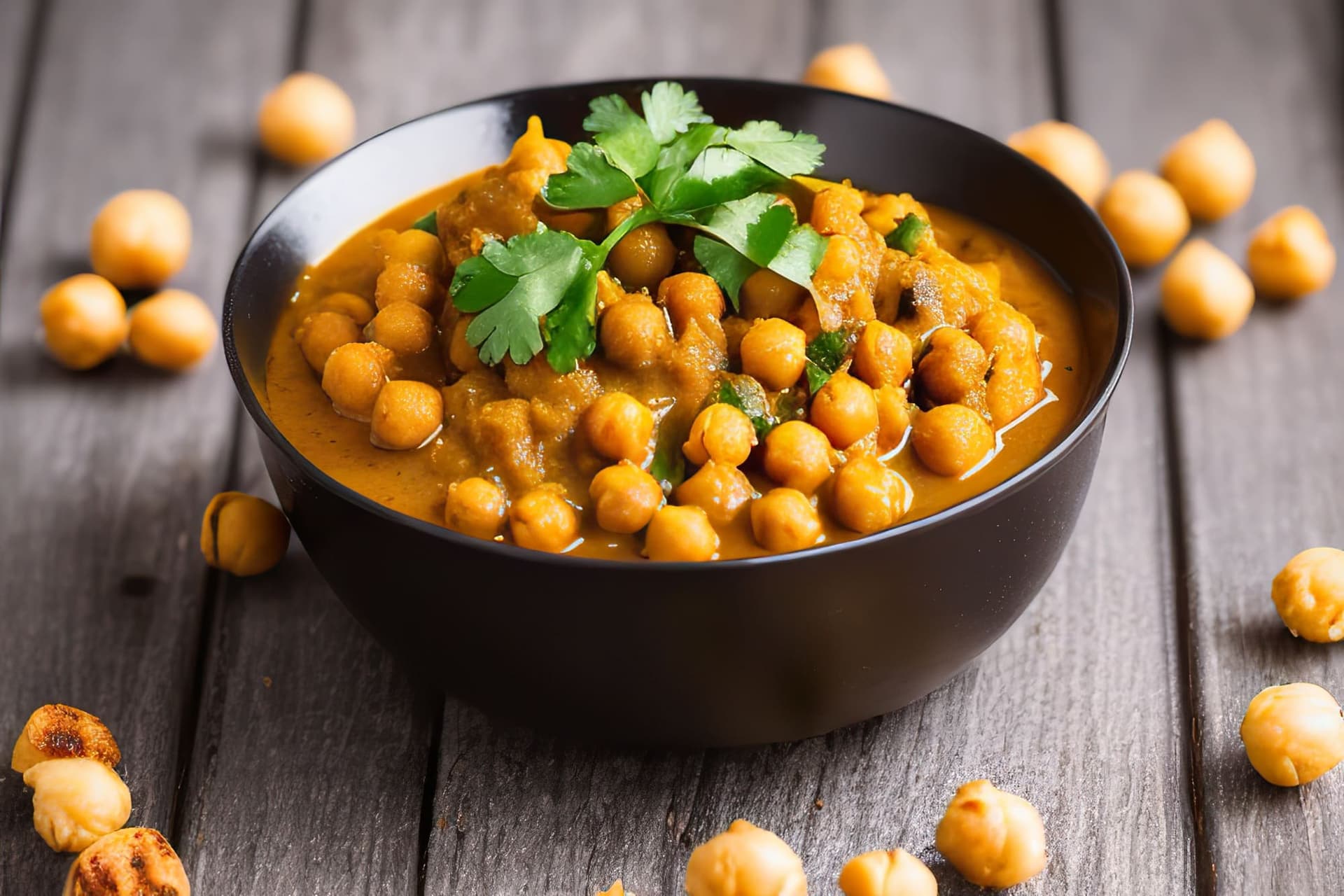 Chickpea Curry and Coconut Milk