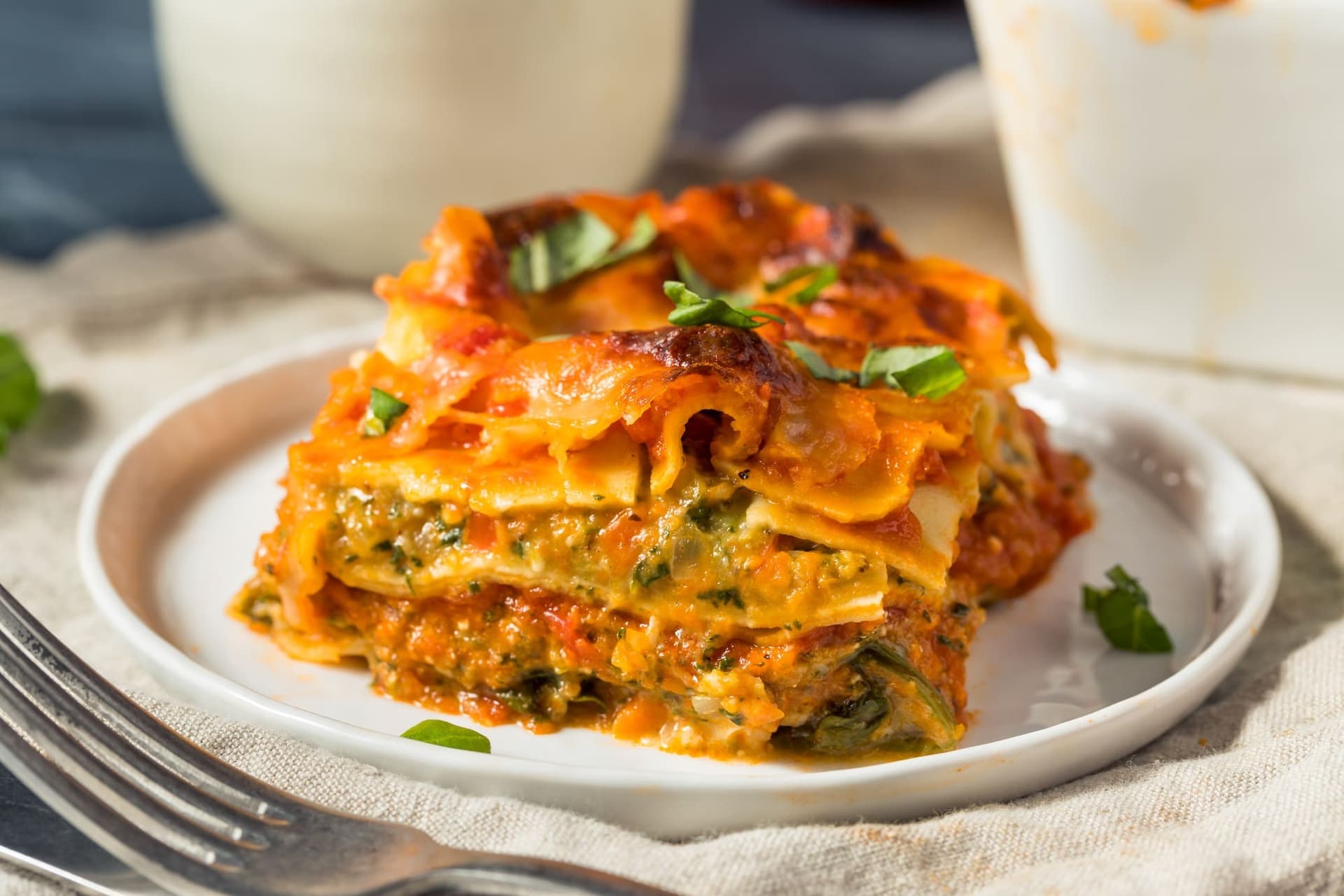 Lasagnes with Vegetables and Ricotta