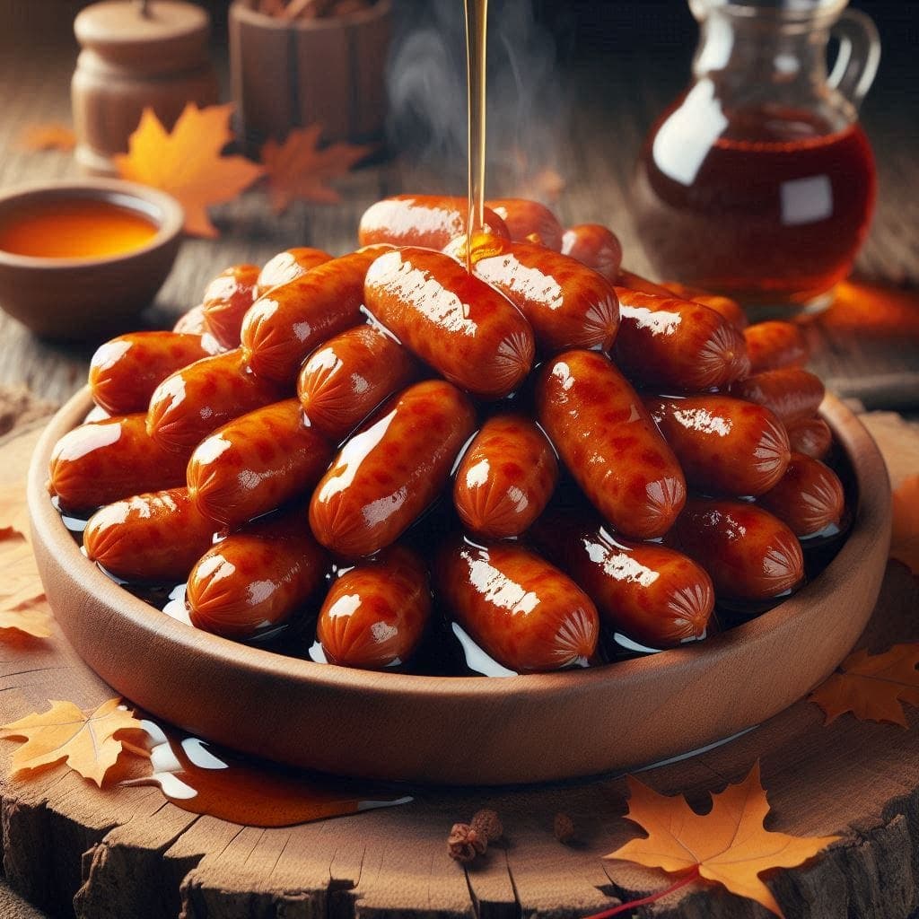 Sausages in Maple Syrup – Cabin Sugar Flavor