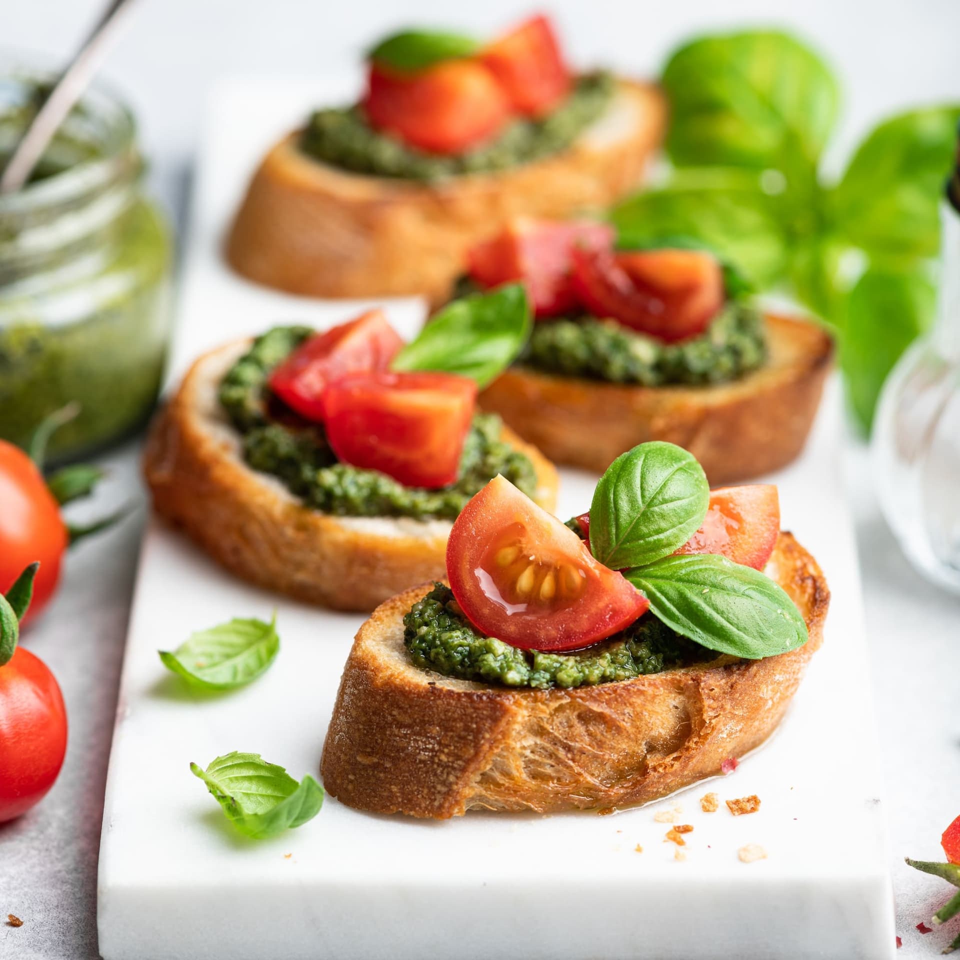 Bruschetta Classique – Fraîche & Savoureuse