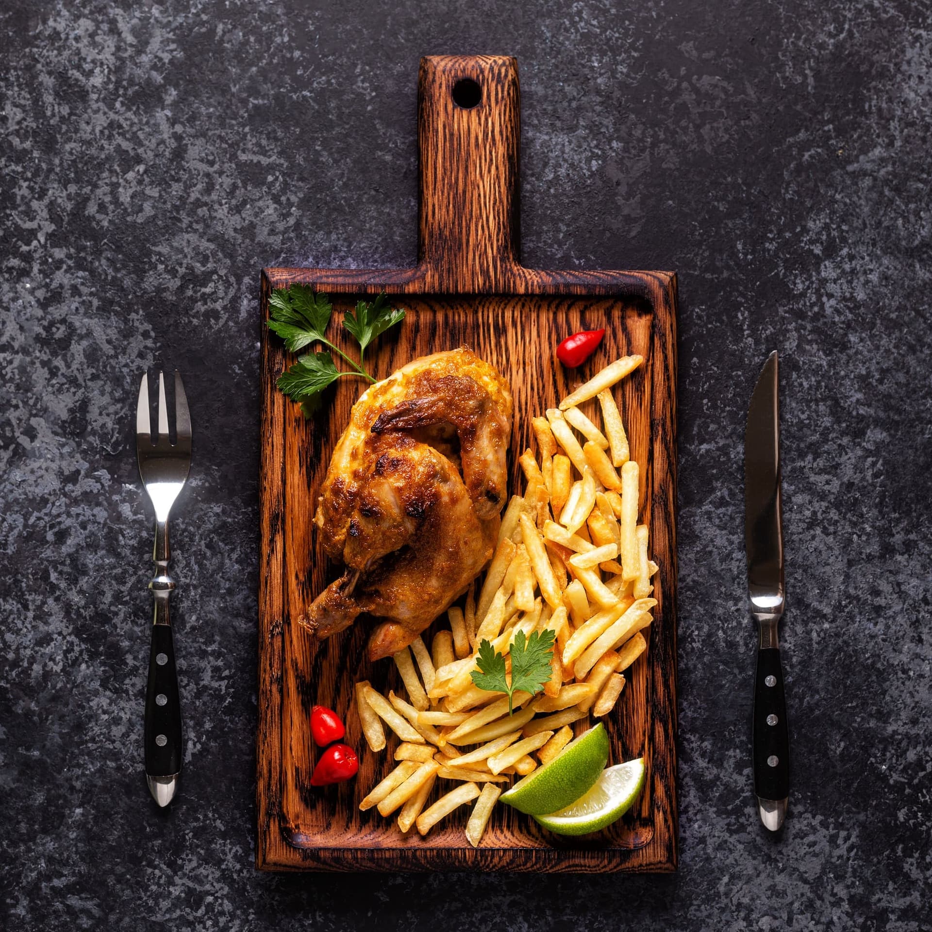 Poulet aux canneberges