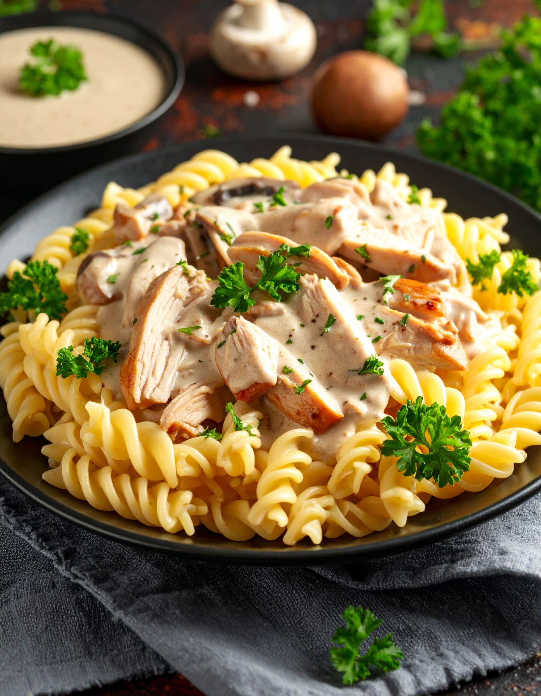 Poitrine Poulet Mijoteuse Crème Champignon