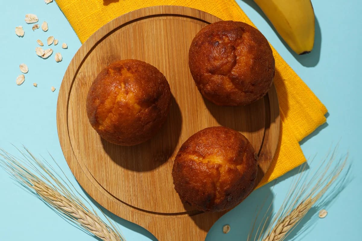 Muffins à la banane moelleux et faciles