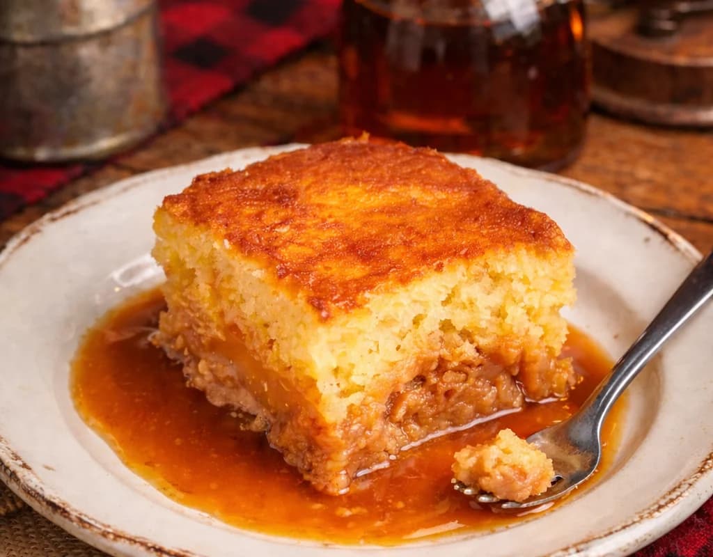 Pouding chômeur à l'érable divin