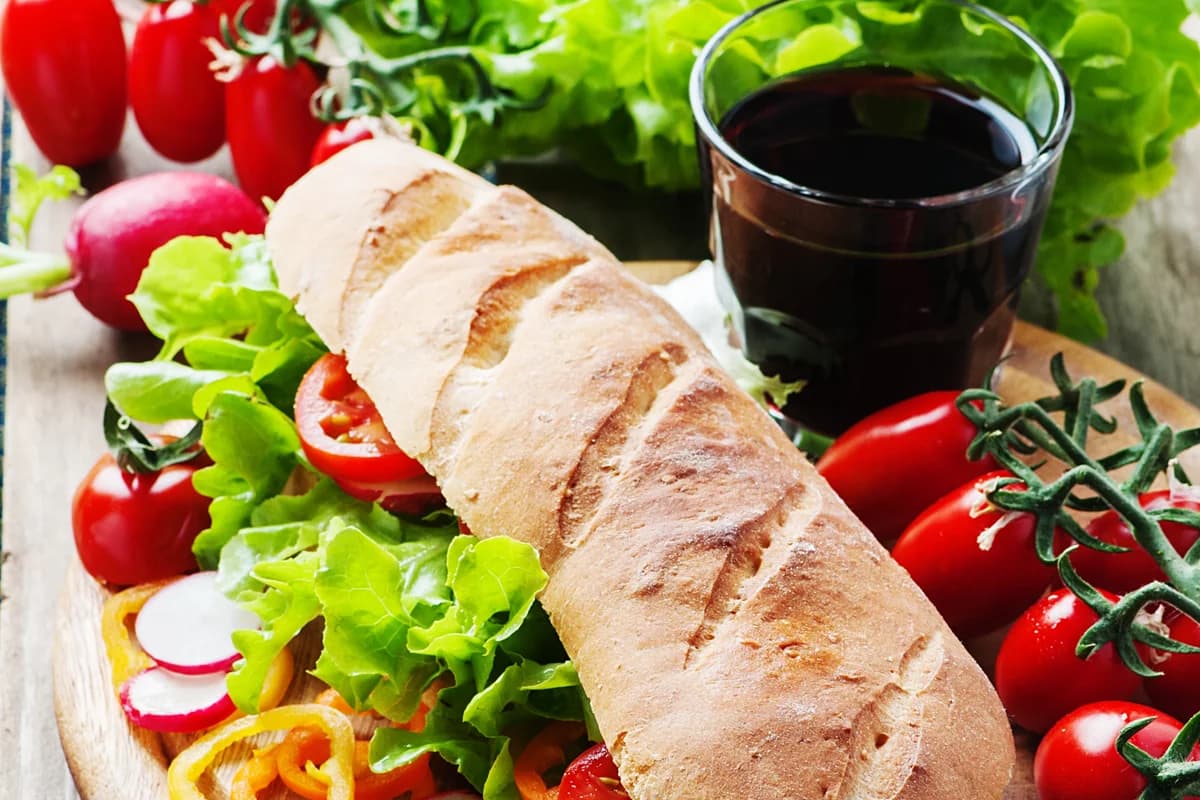 Sous-marin végé envoûtant aux légumes grillés