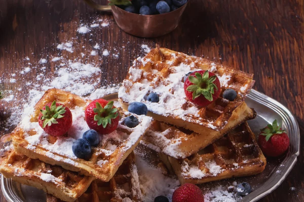 Gaufres croustillantes au babeurre en 20 minutes