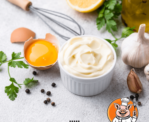 Homemade mayonnaise fresh ingredients menucochon.com