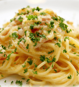 Recette authentique de Andorre des Spaghetti Carbonara à l’italienne