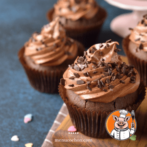 Gourmet chocolate cupcakes - menucochon.com