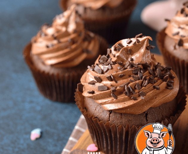 Gourmet chocolate cupcakes - menucochon.com