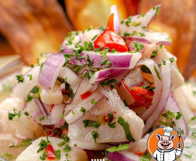 Seafood salad, menucochon.com, Canadian cuisine.
